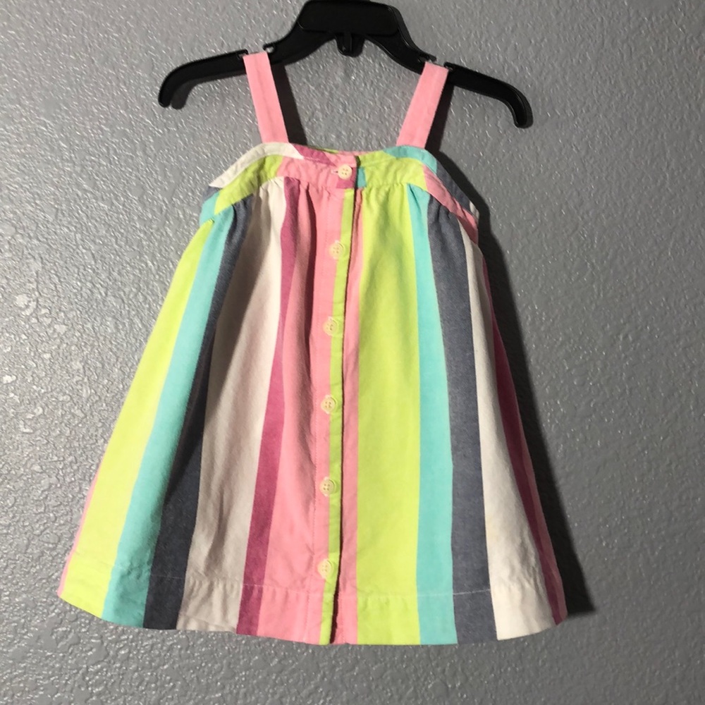 CLEARANCE 5 for $20 SALE Baby Gap pastel color block striped summer dress